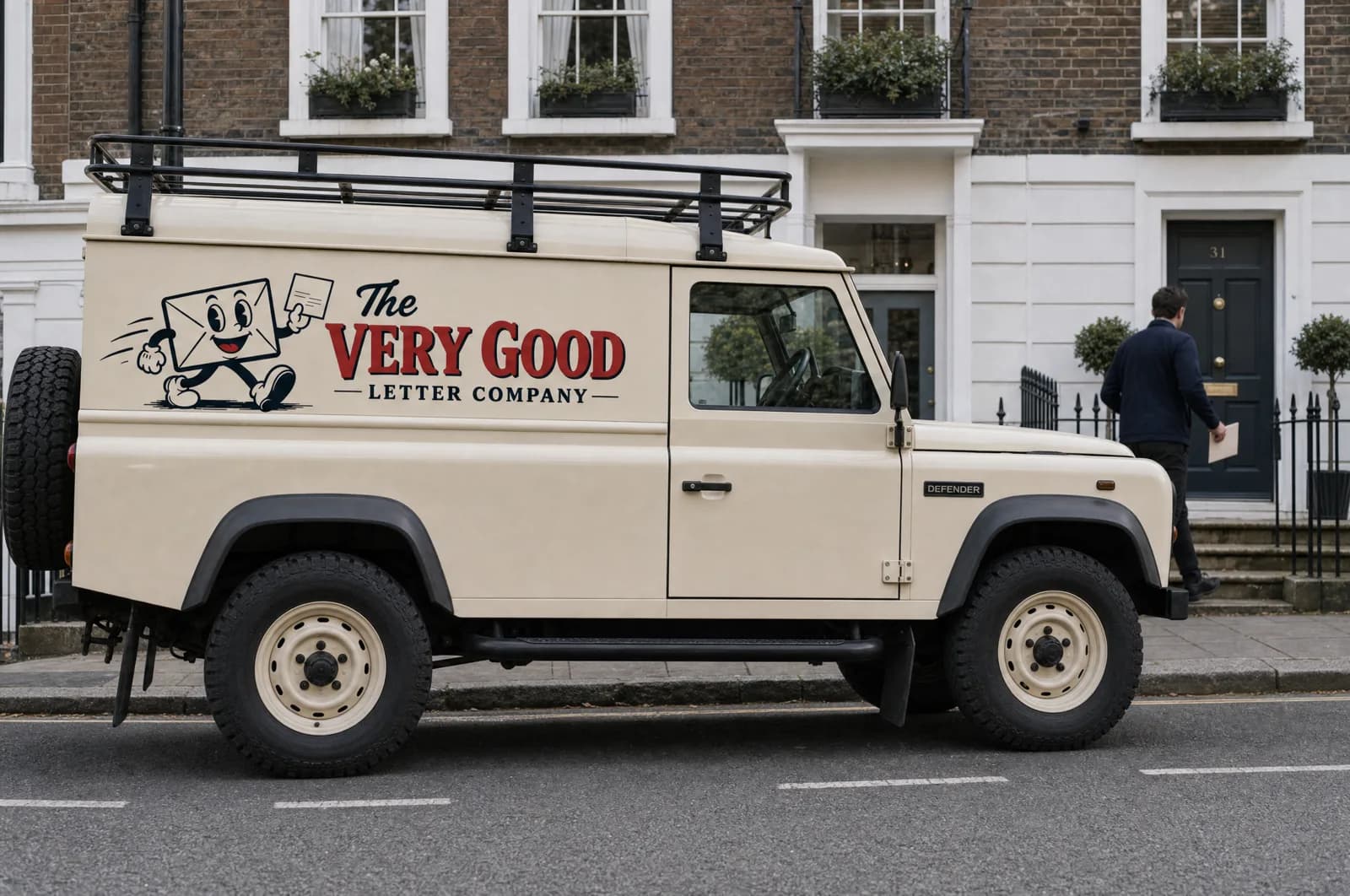 Land Rover Defender delivery vehicle